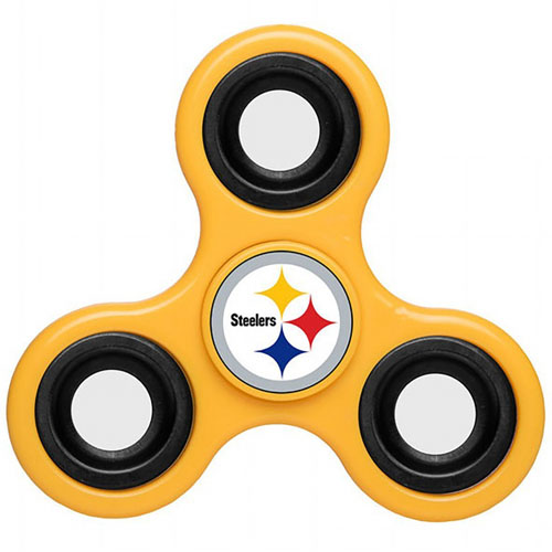 NFL Pittsburgh Steelers 3 Way Fidget Spinner D3